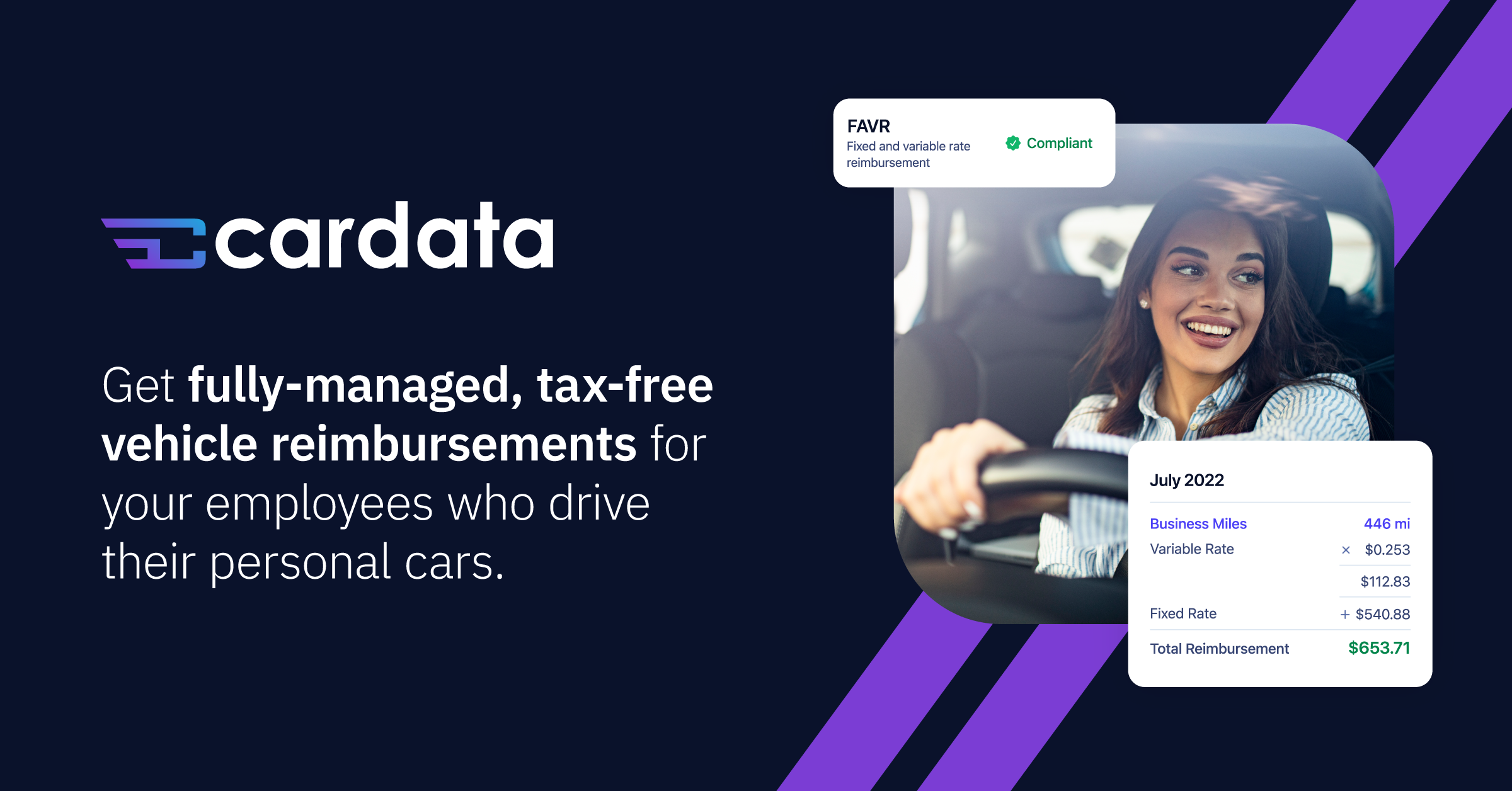 Cardata, Your Vehicle Reimbursement Partner.